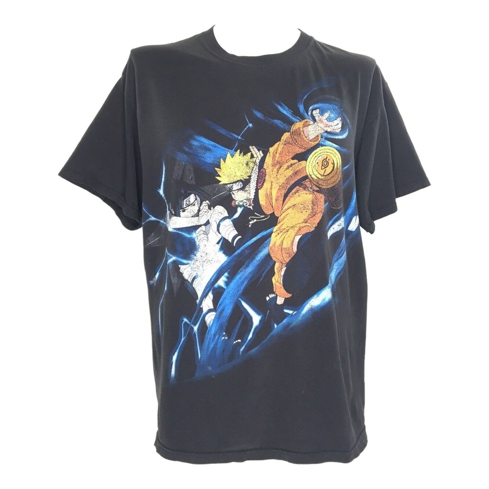 Naruto Uzumaki T Shirt Shonen Jump Mega Print Anime Cartoon Manga Y2K 2002 XL